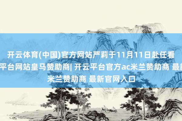 开云体育(中国)官方网站严莉于11月11日赴任看管长-开云平台网站皇马赞助商| 开云平台官方ac米兰赞助商 最新官网入口